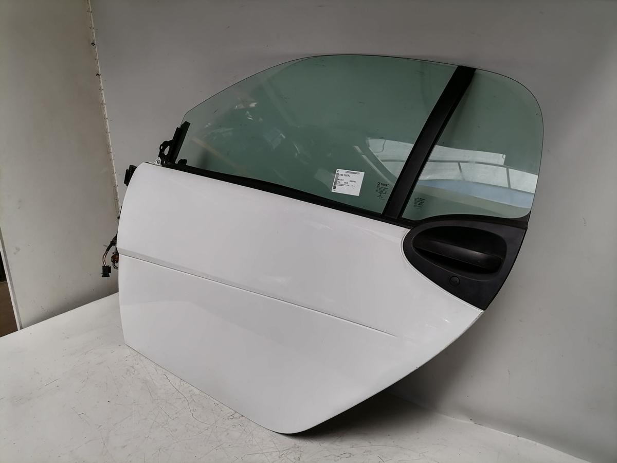 Smart Fortwo 451 ED3 original T&uuml;r links EAZ Wei&szlig; Bj.2013